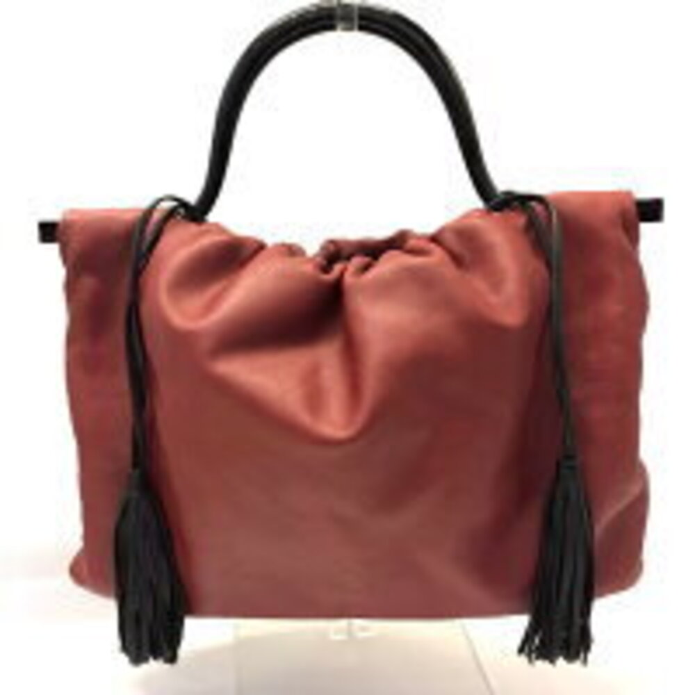Loewe handbag nappa leather anagram tassel red